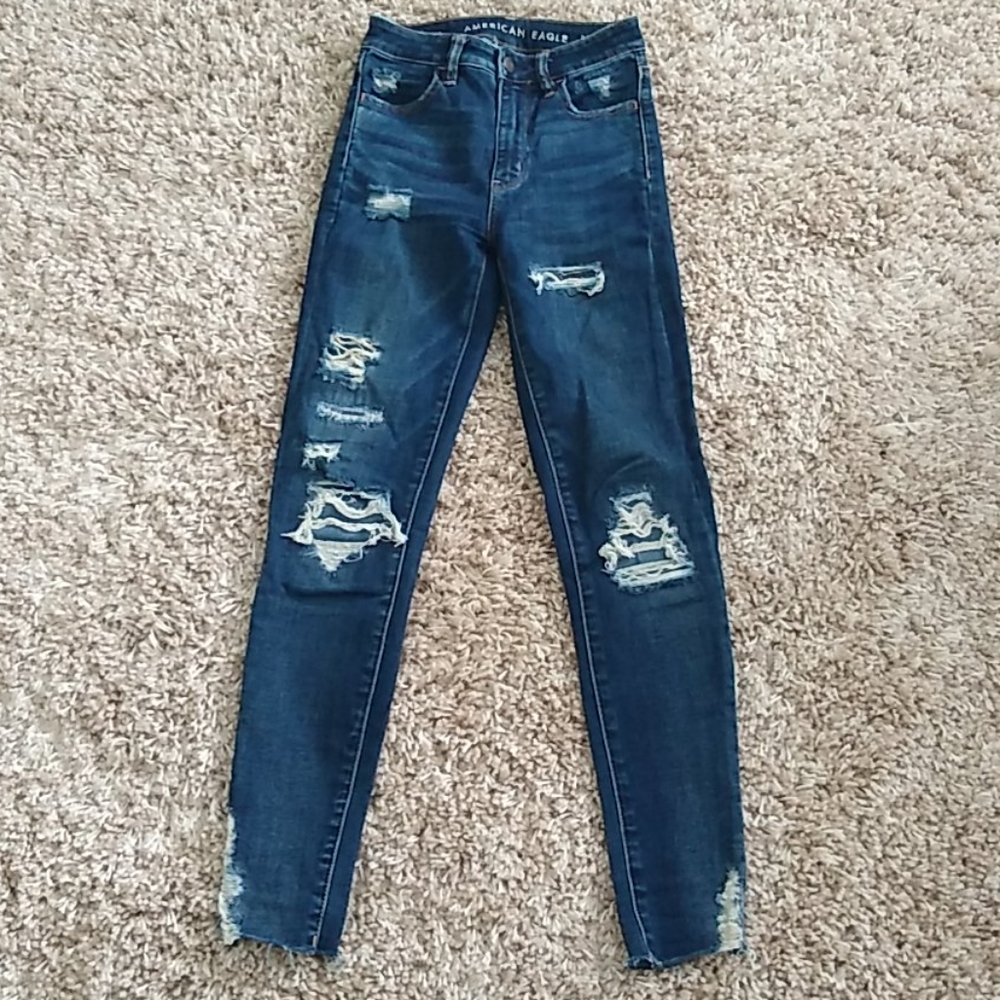 AE Super High Rise Skinny - Picture 2 of 5